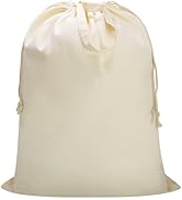 CALACH Canvas Laundry Bag 33"Wx 35"H, Thick Canvas Laundry Bag with Handles & Drawstring, Extra L...
