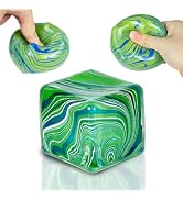 Squishy Fidget Toys Stress Cube, 1.97"*1.97" Stress Balls for Kids Adults Stress Relief, Ice Squi...