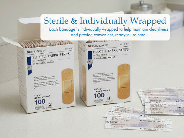 Sterile and individually wrapped
