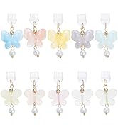 OLYCRAFT 10Pcs Type C Anti Dust Plugs 1.6 Inch Mobile Dustproof Plugs with Butterfly Pendants Cel...