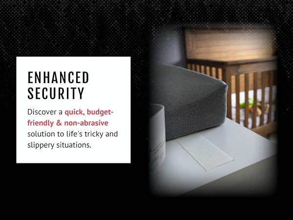 No more tricky, slippery situations with Gription black tape for extra grip on a budget