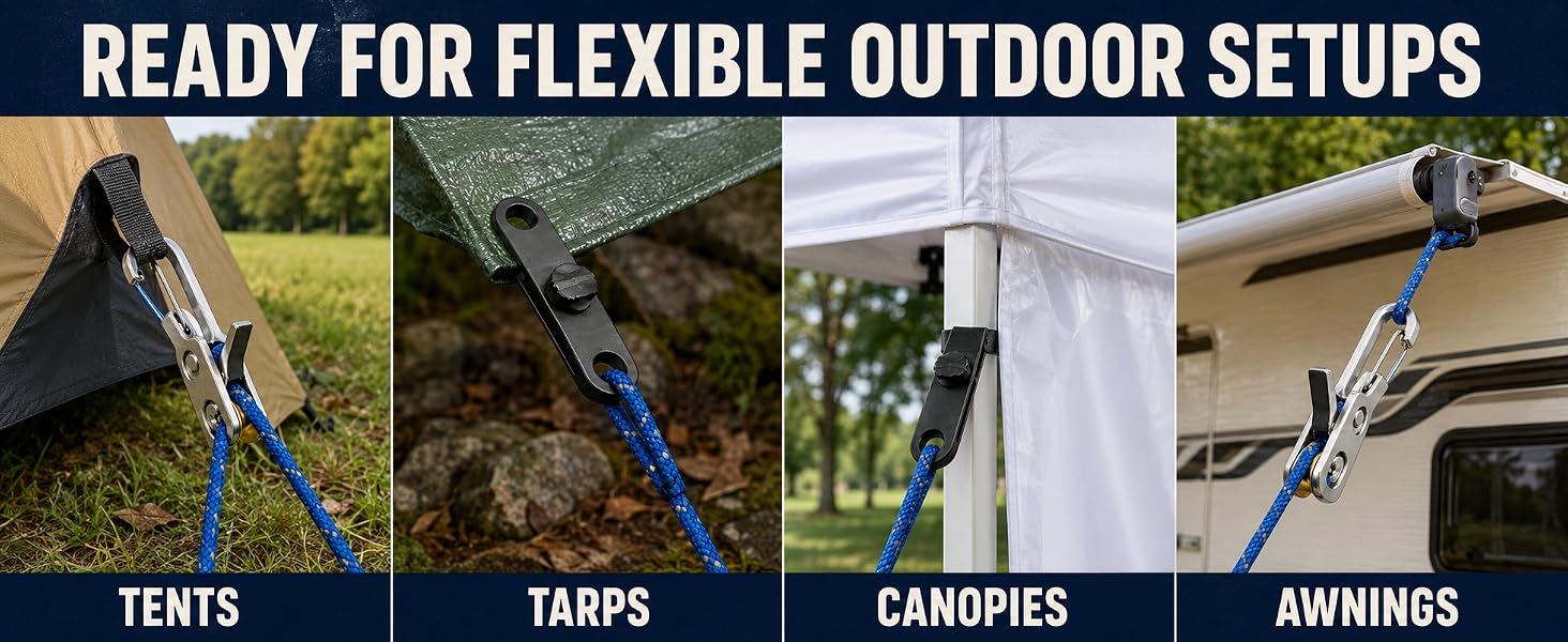 READY FOR FLEXIBLE OUTDOOR SETUPS