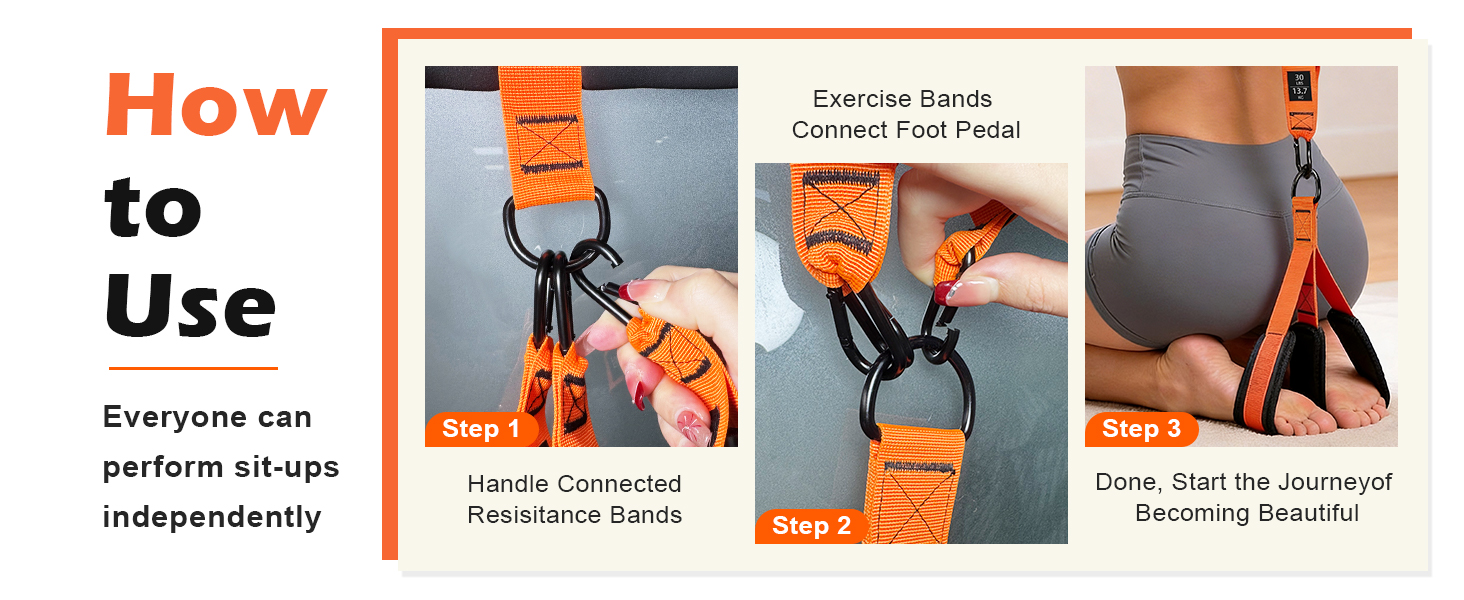 foot resistance bands with handles