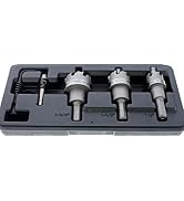 IDEAL Electrical 36-311 TKO 4 Pcs Hole Cutter Kit Carbide Hole Cutter Set, Smooth Start Pilot Bit...