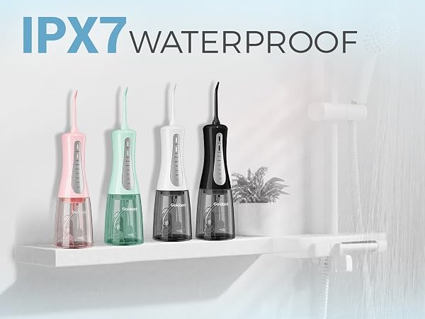IPX7 waterproof water flosser