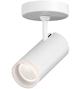 Opulux 9W LED Dimmable Ceiling Spotlight Indoor – Adjustable Surface Mount Accent Fixture for Cor...