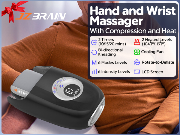 Hand Massager with Heat and Compression