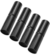 Antrader Top Rail Sleeve 1-3/8",Chain Link Fence Top Rail Sleeves,4Pcs | Black Top Rail Fence Sle...