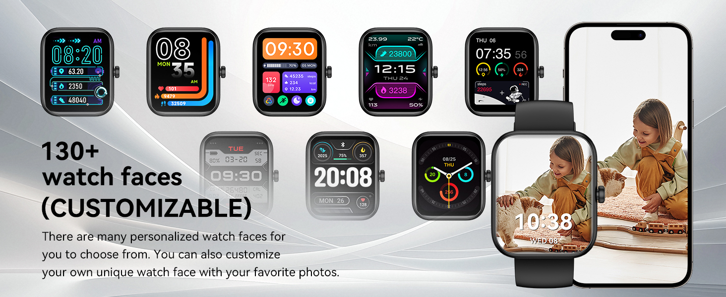 130+ watch faces