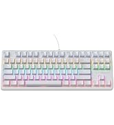 THIRDREALITY Smart Mechanical Keyboard MK1, Matter Over WiFi, 87-Key Wired Gaming Keyboard/USB-A,...