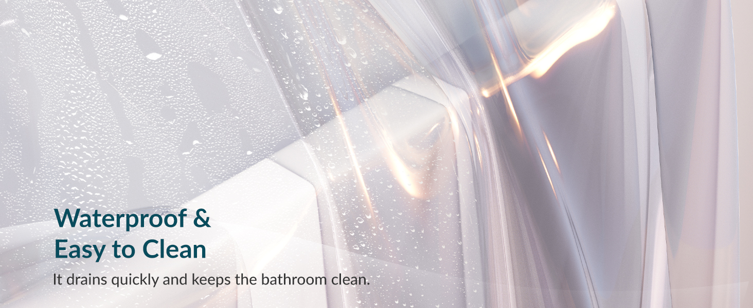 clear shower liner