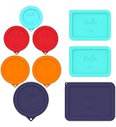 Sophico Silicone Storage Cover Lids Replacement for Anchor Hocking and Pyrex Glass Bowls (Contain...