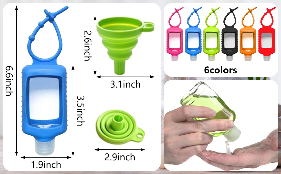 The color of the silicone sleeves are random shows as the picture