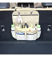 Viaviat Hanging Car Trunk Organizer and Storage, Premium Faux Leather Large Capacity Storage Acce...