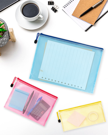 mesh zipper pouch