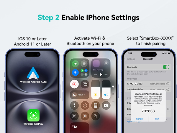 Step 2 Enable iPhone Settings