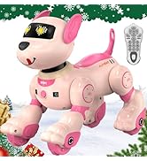 anysun Robot Dog Toy for Kids, Programmable Remote Control Robot Puppy with Follow Up & Touch Sen...
