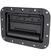 TCH Hardware Black Large Steel Recessed Handle