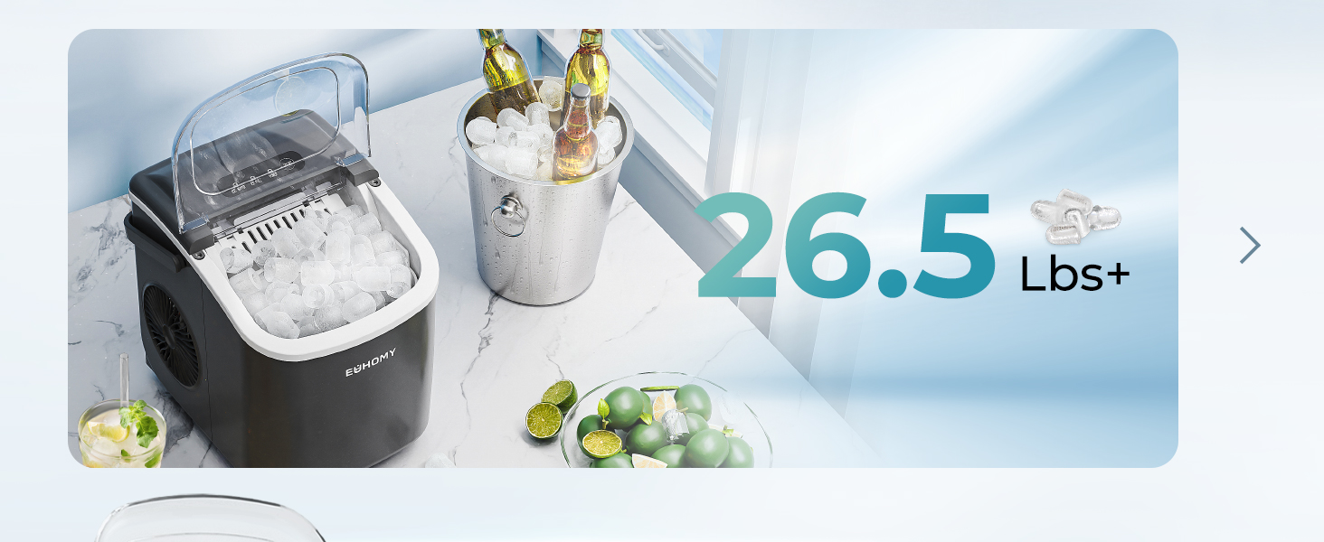 EUHOMY Countertop Ice Maker
