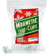 Signs Authority Extra Strong Magnetic Christmas Light Clips Magnet Clips for C9 Sockets, Weather-...
