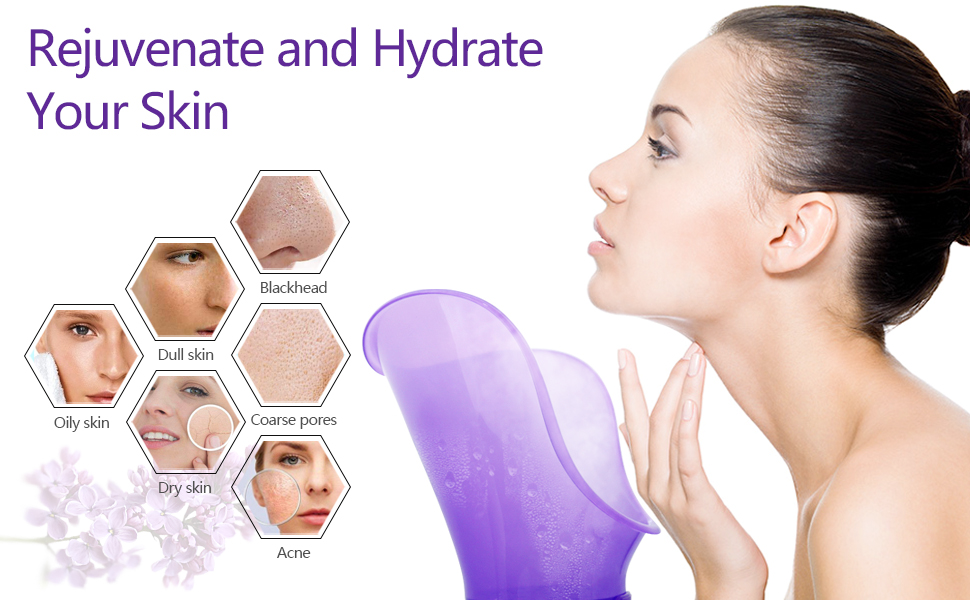 facial steamers home facial spa nasal steamer sinus pore cleaner facial spa sauna facial cleanser