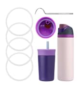 BMSQOFD 4pcs Water Bottle Gasket Replacement Sealing Ring Replacement for Owala FreeSip,Silicone ...