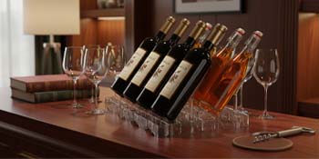 countertop wine rack