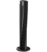 Vornado OSC73 37" Whole Room Air Circulator Tower Fan with Remote Control, Black