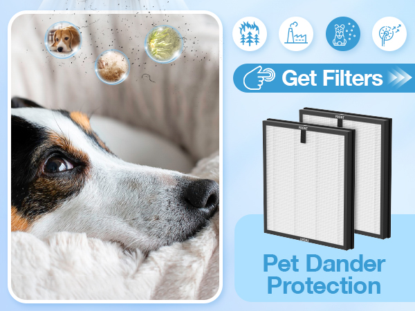 Air Purifier Replacement Filter for ECOSELF HAP603 Air Purifier