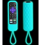 TOKERSE Glow Remote Cover Compatible for Roku Steaming Stick/Voice/Express/Premiere Remote - Sili...