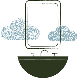 Built to take on bathroom environments graphic