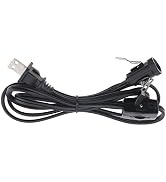 RTNLIT Salt Lamp Cord Replacement, Night Light Cord with E12 Light Bulb Socket Rotary Switch Plug...