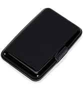 Mayski Credit Card Holder, RFID Blocking, Aluminum Alloy Hard Case, Small Mini Business Metal Wal...