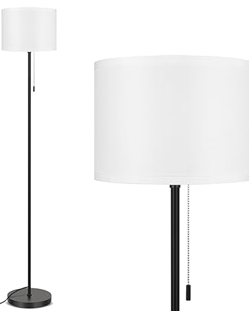 modern floor lamp simple for living room white