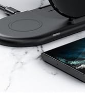 3 in 1 Wireless Charger for Samsung, Foldable Charging Station Compatible with Samsung Galaxy S23...