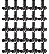 SharkBite 3/4 Inchx 1/2 Inch x 1/2 Inch Poly Crimp Reducing Tee, Pack of 25, PEX Pipe, PE-RT, UP454