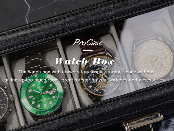 Watch Box with Drawer