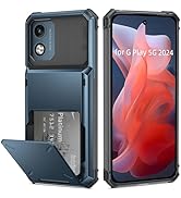 AFGHOA for Moto G Play 5G 2024 Wallet Case,5 Credit Card Holder for Moto G Play 5G 2024,Flip Cove...