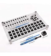 33 Switch Tester Switch Opener Acrylic Lube Station DIY Double-Deck Removal Platform Keycaps Pull...