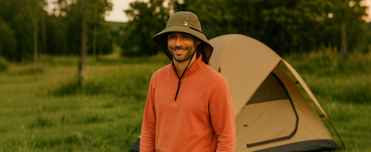 xl xxl big large upf uv 50 neck flap wide brim sun fishing hat