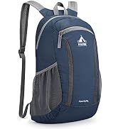 G4Free 16L Hiking Daypack, Lightweight Packable Small Backpack for Travel Camping Outdoor Men Women