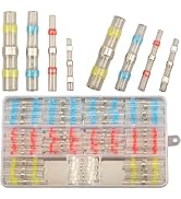 Feggizuli 150PCS Solder Seal Wire Connectors Heat Shrink Wire Connectors, Waterproof Solder Seal ...