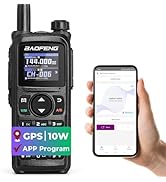 BAOFENG UV-28 PLUS Ham Radio Handheld with GPS & APP Programming, 10W Long Range Walkie Talkie Du...