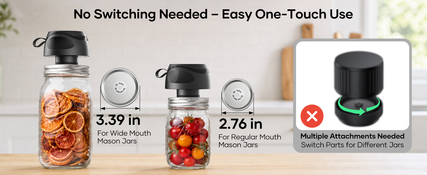 Mason Jar Vacuum Sealer
