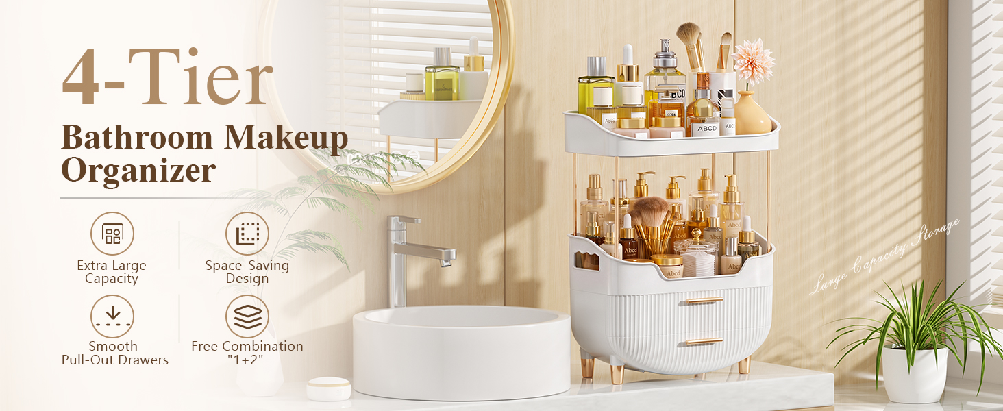 Bathroom Makeup Organizer