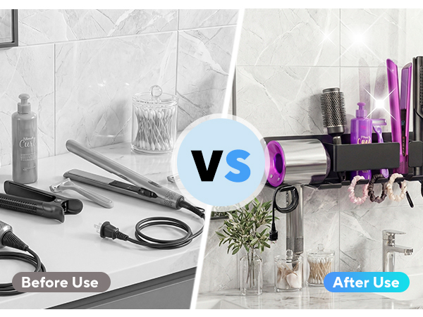 hair dryer holder wall mounted