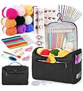 Aeelike Crochet Kit for Beginners Young and Old, First Crochet Kit for Adults Include 23pcs Croch...