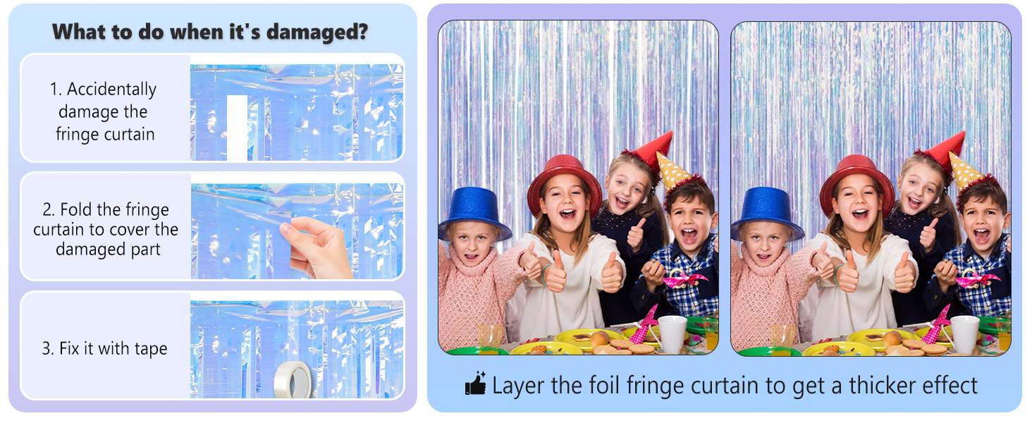 Attentions for Tinsel Backdrop