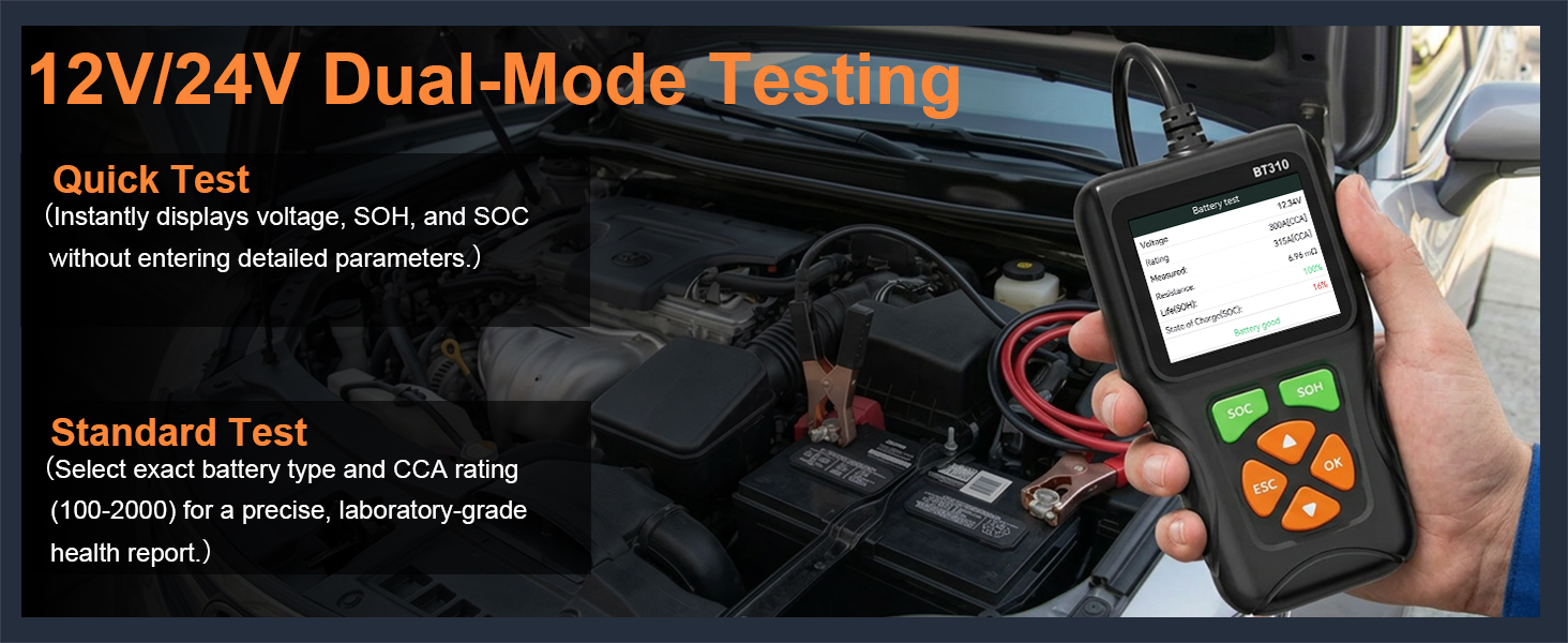 12V/24V Dual-Mode Testing