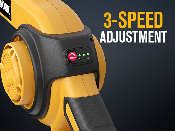 Small Leaf Blower 3 Speed Adjustment